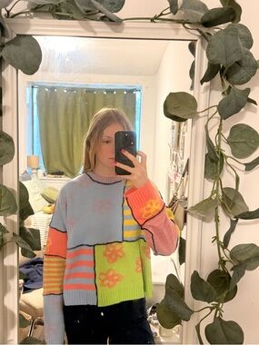 Patchwork sweater
